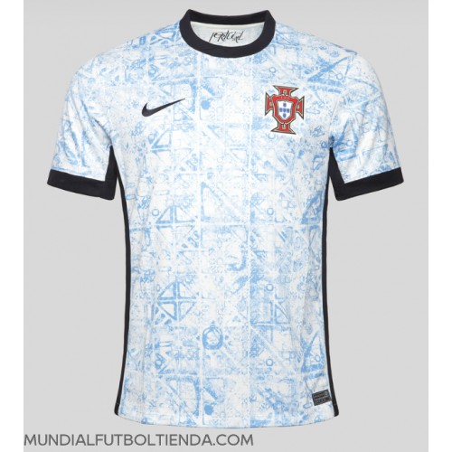 Camiseta Portugal Segunda Equipación Replica Eurocopa 2024 mangas cortas